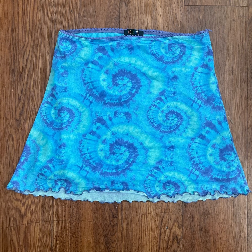 Delia’s Blue Tie-Dye Women's Skirt